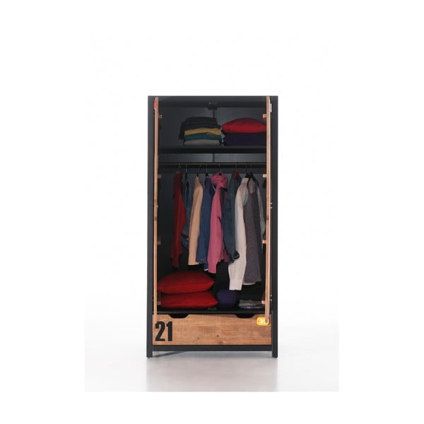 2-ukseline riidekapp - Vipack Alex-image-1