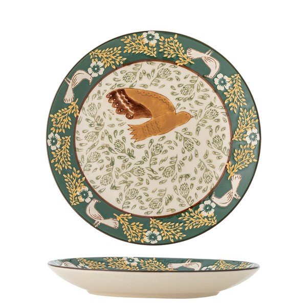 Roheline savinõu magustoidutaldrik ø 16 cm Hezha - Bloomingville-image-3