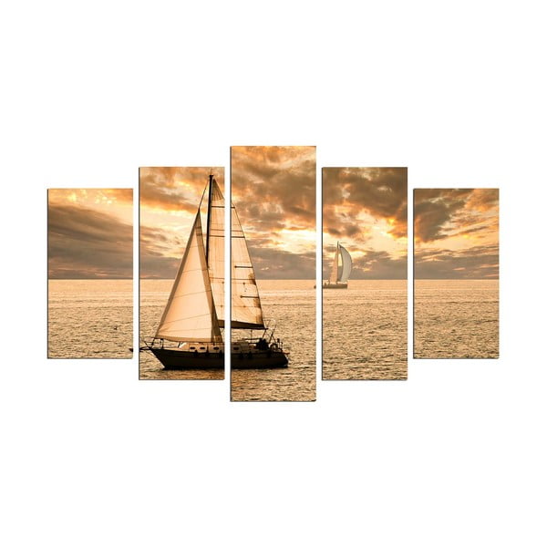 Vícedílný obraz Sailing Boat, 110 x 60 cm