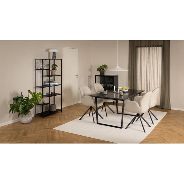 Must metallist raamaturiiul 80x165 cm Newcastle - Actona-image-1