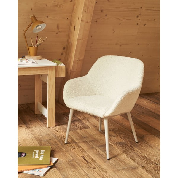 Valge laste tool Konna - Kave Home-image-1