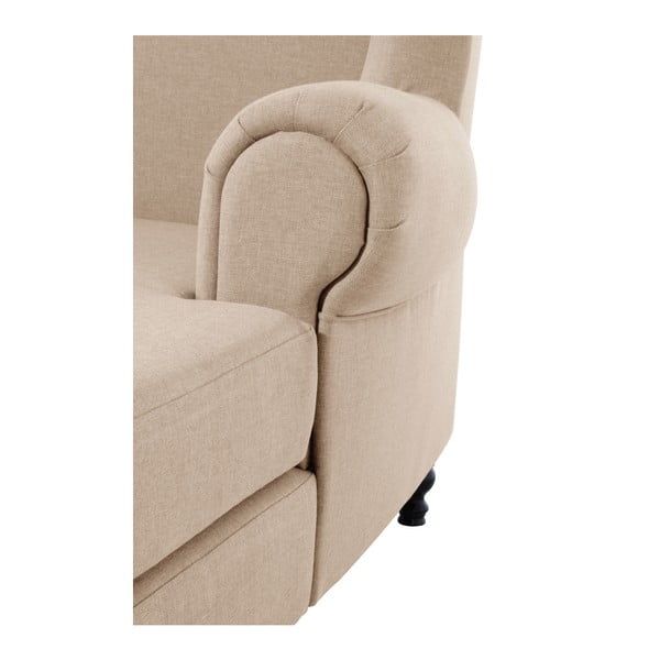 Hnědé křeslo ušák Max Winzer Mareille Sand-image-4