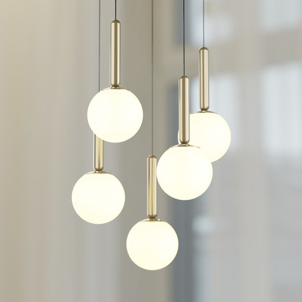 Kuldne rippvalgusti ø 34 cm One - Squid Lighting-image-3