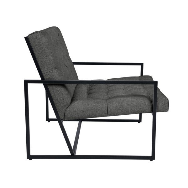 Tmavě šedé křeslo Mazzini Sofas Aster-image-3