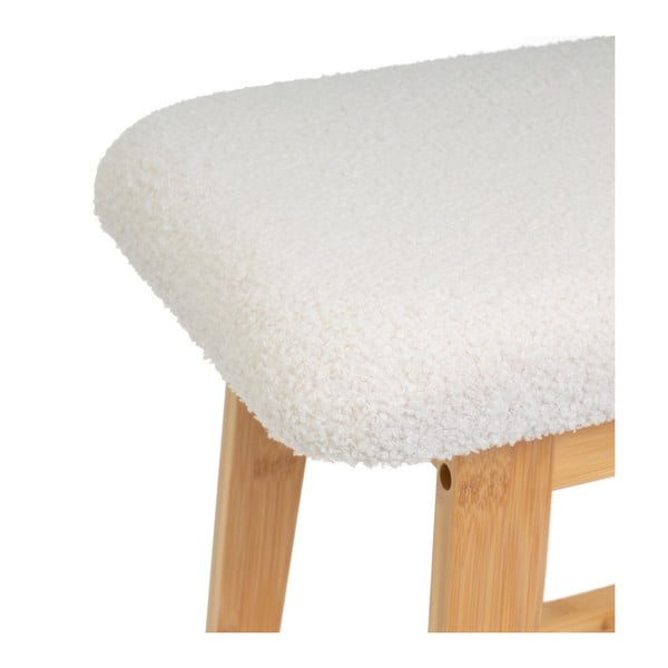 Valge-puiduvärvi pink - Casa Selección-image-1