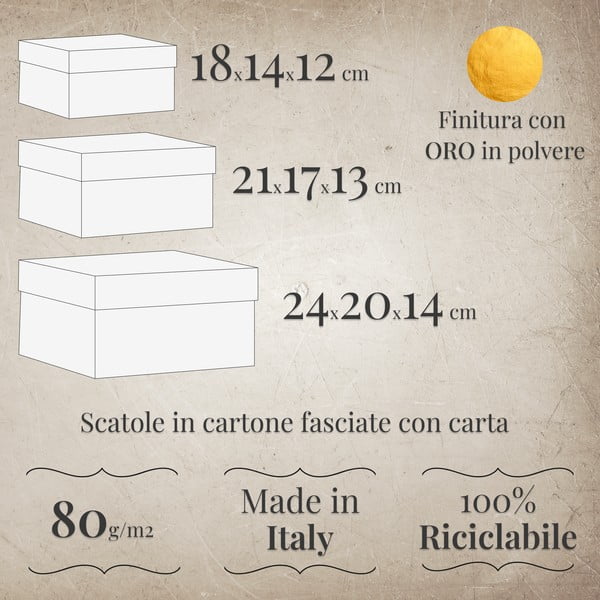 Kinkekarpide komplekt 3 tk 14x18 cm Quadrilobe – Kartos-image-1