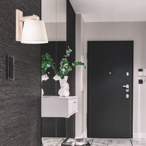 Helepruun seinalamp ø 20 cm Aida - LAMKUR-image-2