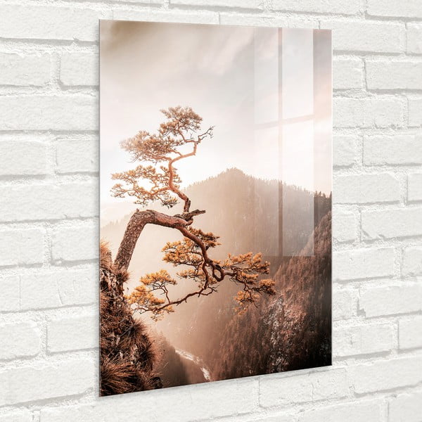 Klaasist maal 50x70 cm Brown Tree - Styler-image-4