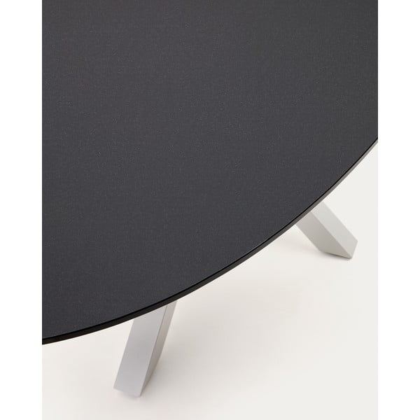 Söögilaud klaasist pealispinnaga 100x200 cm Argo - Kave Home-image-3