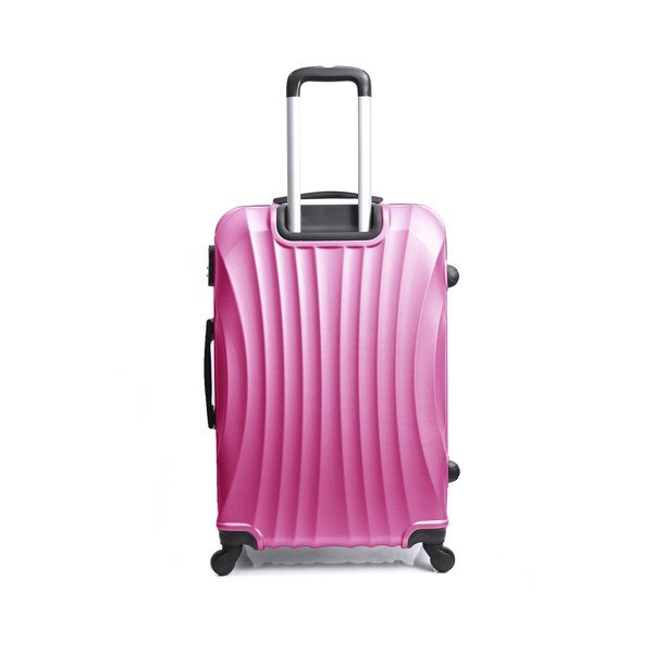 Růžový cestovní kufr na kolečkách Hero Moscou-e, 30 l-image-3