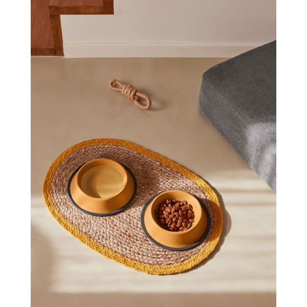 Metallist kausid 2 tk komplektis lemmikloomadele ø 25 cm Dalitso - Kave Home-image-2