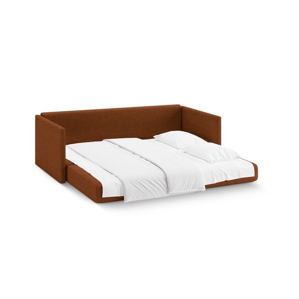 Šenilldiivanvoodi terrakota värvi 209 cm Shannon - Cosmopolitan Design-image-3