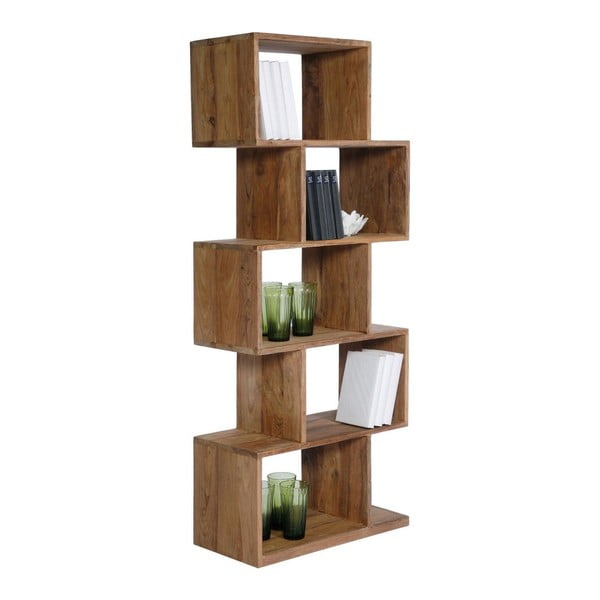 Täispuidust raamaturiiul sheesham 60x150 cm Fur - Kare Design-image-1