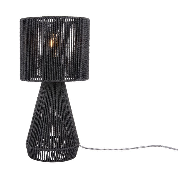Must paberist lambivarjundiga laualamp (kõrgus 40 cm) Forma Cone - Leitmotiv