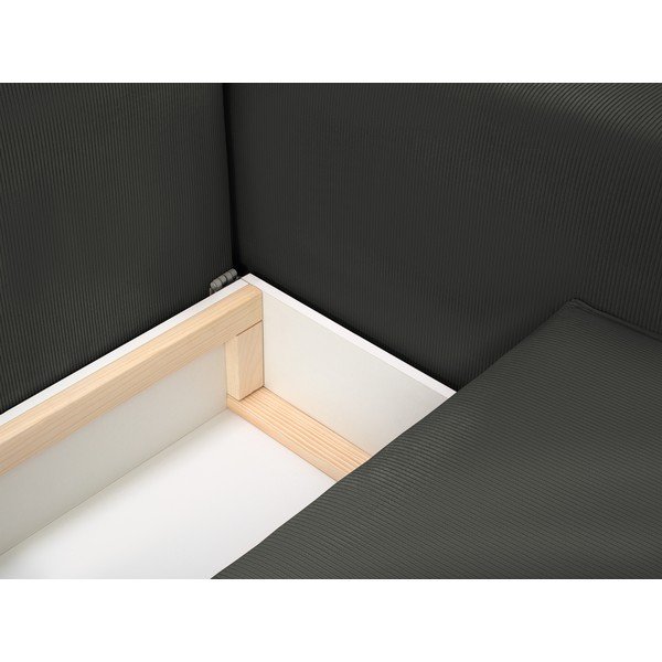 Mustast koordi diivanvoodi Azalea - Mazzini Sofas-image-1