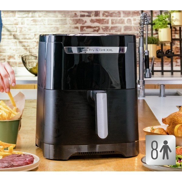 Must kuumaõhufritüür Easy Fry & Grill XXL EY801815 - Tefal-image-1
