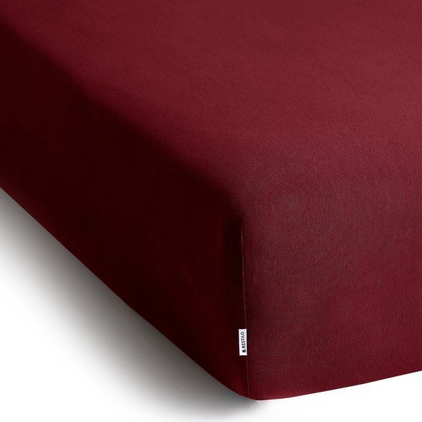 Veinipunane trikotaažist kummiga lina 180x200cm Amber – Restilo-image-2