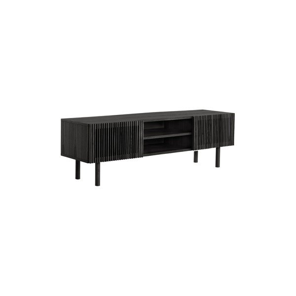 Must televiisorialus tuhapuidust dekooriga 160x50x43 cm Sion - Jotex