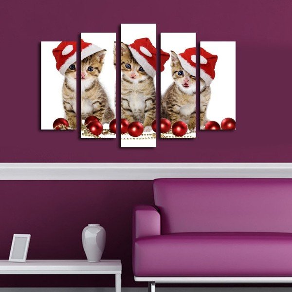 Pětidílný obraz Kittens-image-2