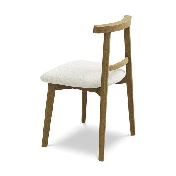 Kreemjas täispuidust söögitool Ohelo - Makamii-image-3