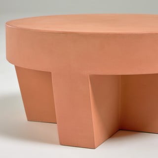 Vilena terrakota kohvilaud, ⌀ 60 cm - Kave Home