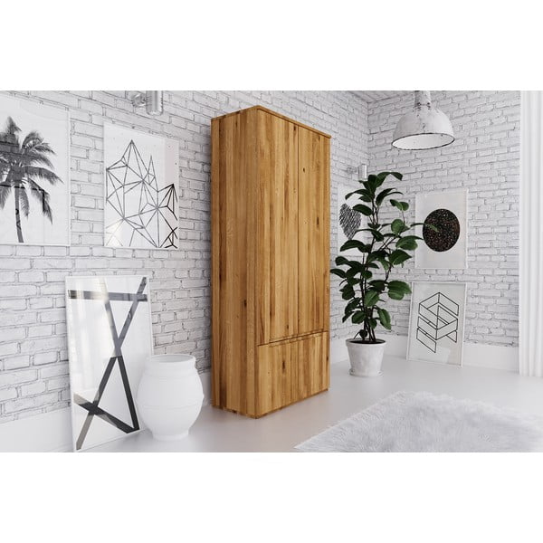 Tammepuust riidekapp 90x206 cm Vento 2 - The Beds-image-1