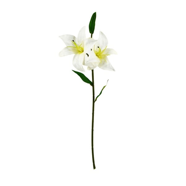 Bílá umělá květina Moycor Lily, délka 50 cm