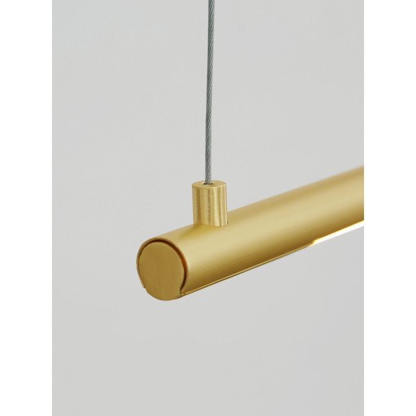 Alumiiniumist LED-rippvalgusti messingivärvis Elettra - Nova Luce-image-2