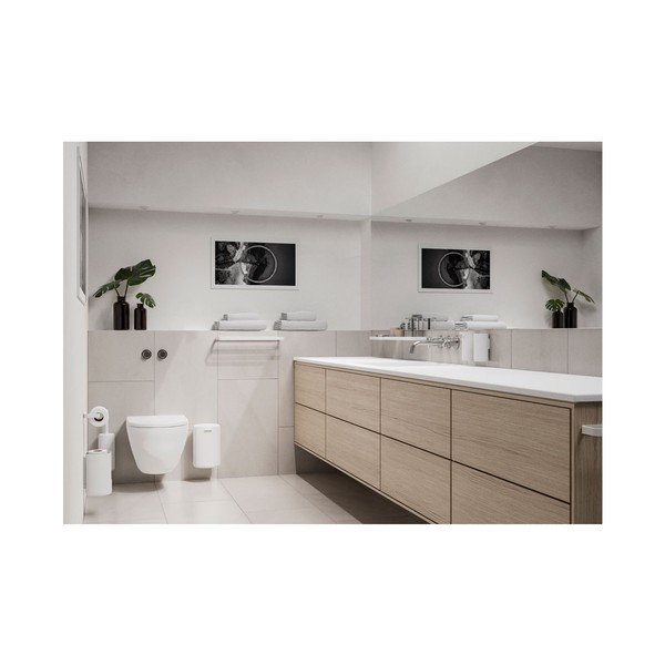 Valge vannitoa riiul , 22 x 11,4 cm Rim - Zone-image-1