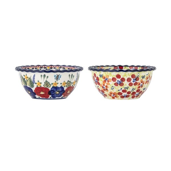Kivikeraamikast serveerimiskausid 2tk komplektis 380 ml Florist - Bloomingville