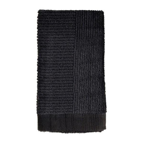Černý ručník Zone, 50 x 100 cm