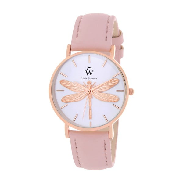 Dámské hodinky s řemínkem ve světle růžové barvě Olivia Westwood Cutono