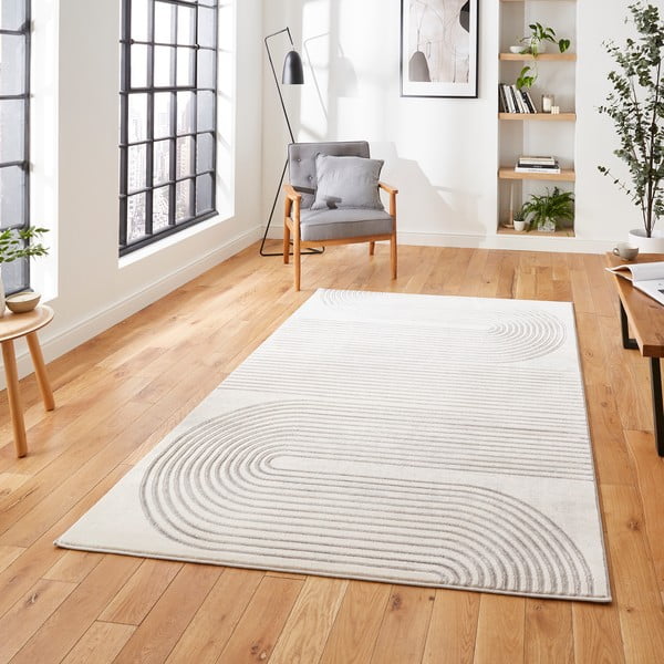 Helehall-kreem vaip 80x150 cm Apollo - Think Rugs-image-2