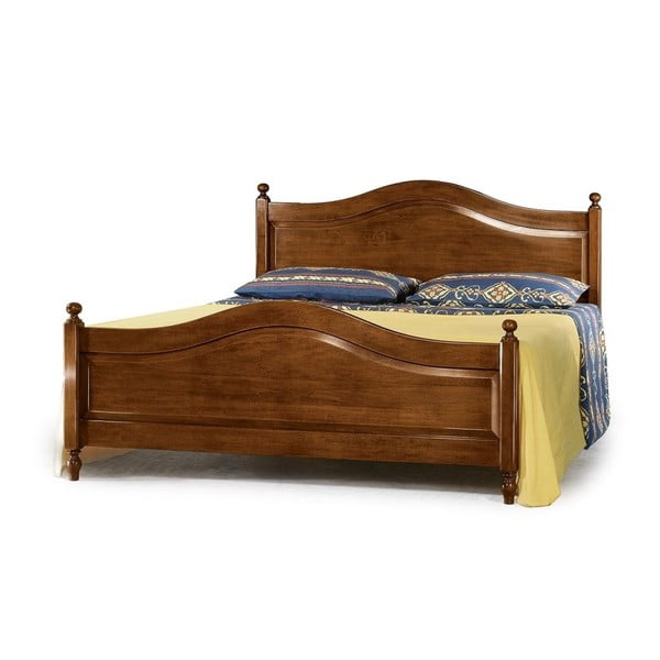 Dřevěná dvoulůžková postel Castagnetti, 165 x 195 cm