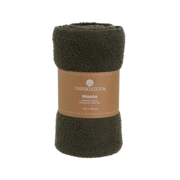 Roheline sherpa tekk 130x160 cm Sherpa Bouclé - Casa Selección-image-4