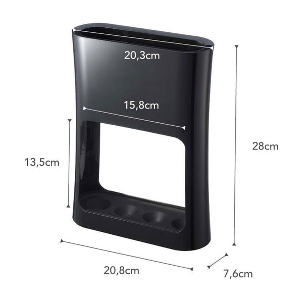 Must vihmavarju statiiv Oval - YAMAZAKI-image-4