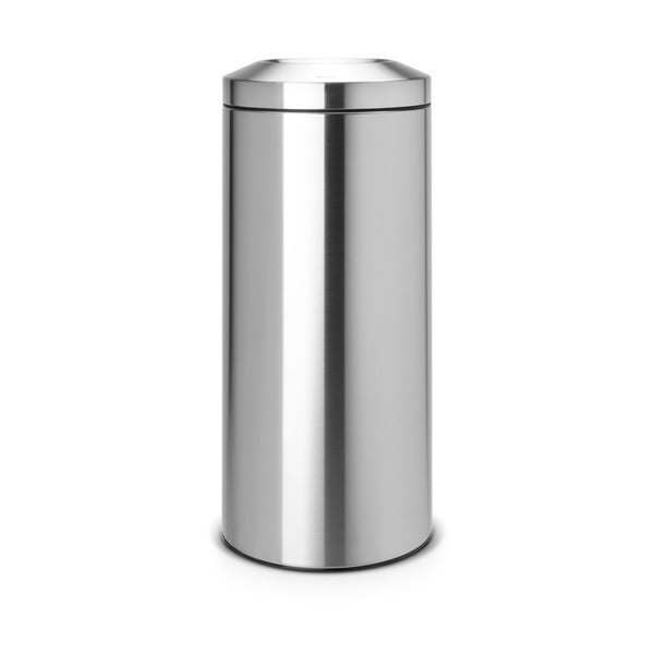 Matt hõbedane terasest prügikast 30 l Flame Guard - Brabantia-image-3
