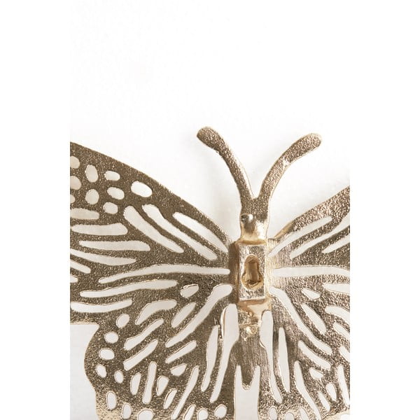 Metallist seinakaunistus 26x16 cm Butterfly - Light & Living-image-2