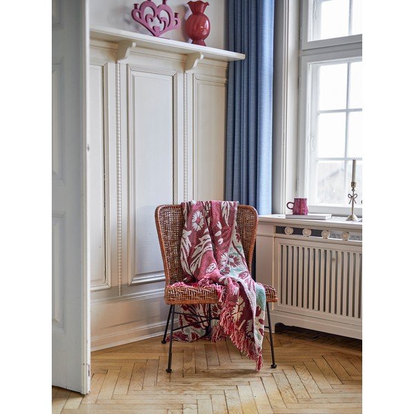 Taaskasutatud puuvillane pleed, 130x160 cm Jangal – Bloomingville-image-2