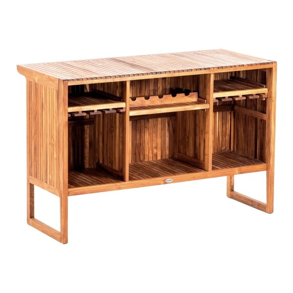 Zahradní barový stolek z teakového dřeva Massive Home Real