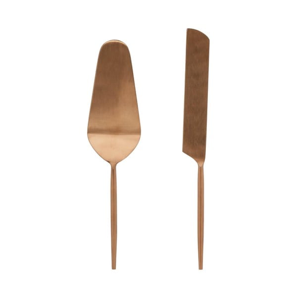 Roostevabast terasest 2-osaline koogi serveerimiskomplekt Kelda - Kave Home