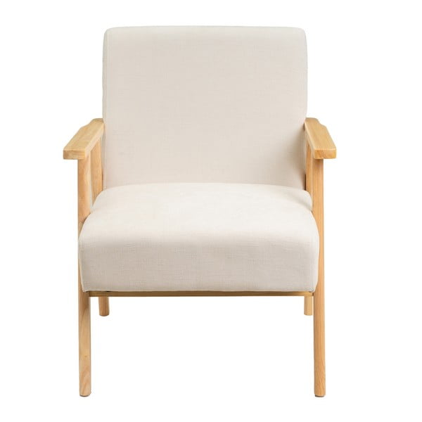 Valge šenillist tugitool Vintage - Casa Selección-image-2