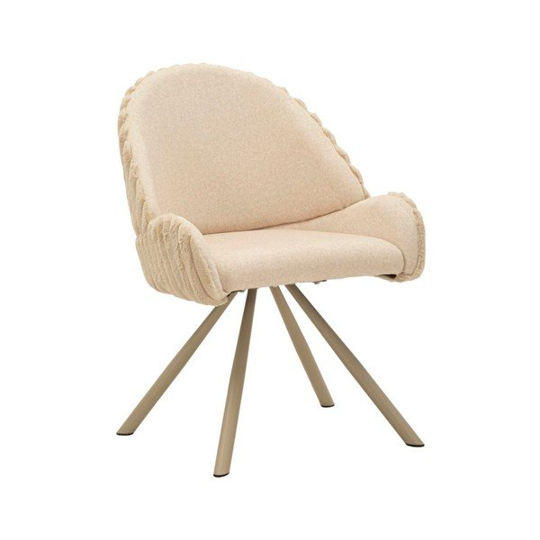 Kreemid polsterdatud söögitoolid 2tk komplektis Stockholm - Mauro Ferretti