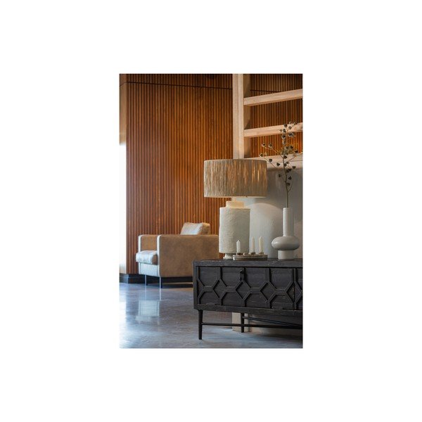 Laualamp kreem-puiduvärvi (kõrgus 63 cm) Pointed - BePureHome-image-2