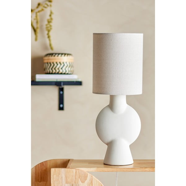 Beež laualamp tekstiilist varjuga (kõrgus 54,5 cm) Sergio - Bloomingville-image-3