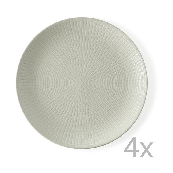 Sada 4 talířů Granaglie Creme, 27 cm