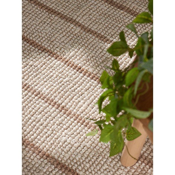 Kreemikas käsitsi kootud džuudist vaip 160x230 cm Harvest Sierra - Elle Decoration-image-2