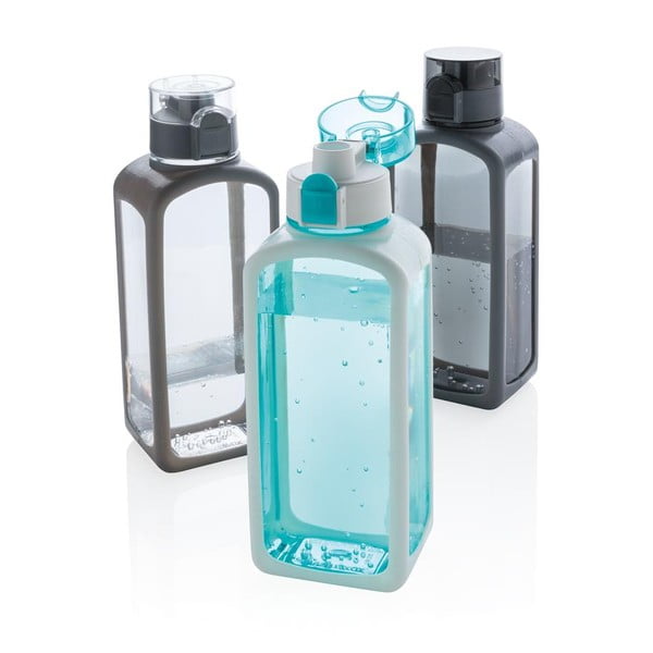 Modrá uzamykatelná lahev s automatickým otvíráním XD Design Collection, 600 ml-image-3