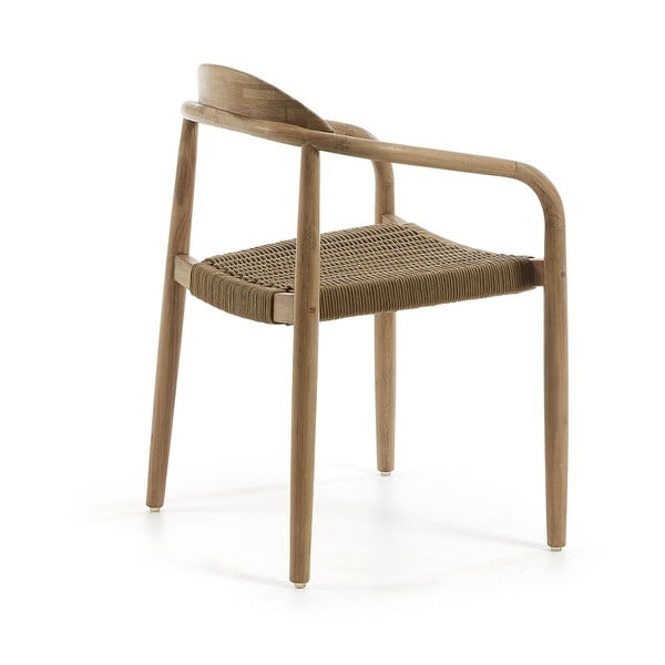 Puidust tool beeži istmega Glynis - Kave Home-image-2