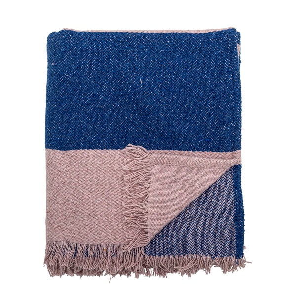 Sini-roosa tekk 130x160 cm Cadeo - Bloomingville